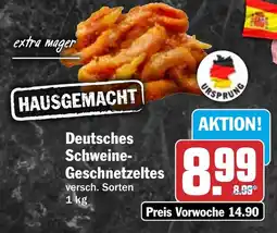 HIT HAUSGEMACHT Deutsches Schweine-Geschnetzeltes Angebot