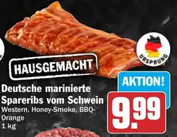HIT Deutsche marinierte Spareribs vom Schwein Angebot