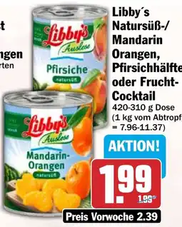 HIT Libby's Auslese Pfirsiche Angebot