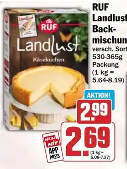 HIT RUF Landlust Käsekuchen Angebot