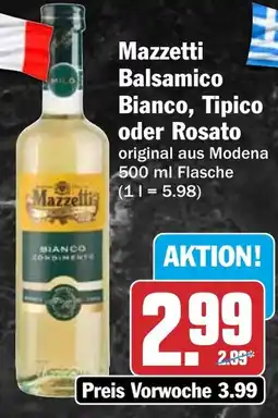 HIT Mazzetti Balsamico Bianco Angebot