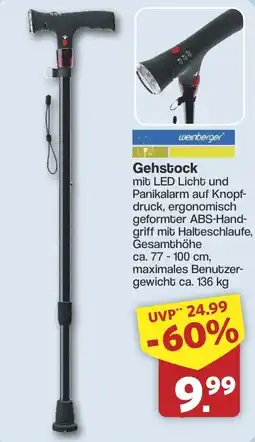 Famila Nord West Weinberger Gehstock Angebot