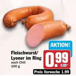 HIT Fleischwurst/Lyoner im Ring Angebot