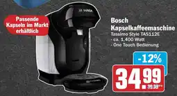 HIT Bosch Kapselkaffeemaschine Tassimo Style TAS112E Angebot