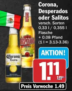 HIT Corona, Desperados oder Salitos Angebot