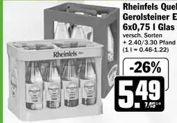HIT Rheinfels Quellwasser Angebot