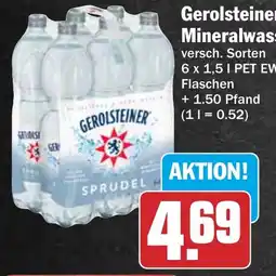 HIT Gerolsteiner Mineralwasser Angebot