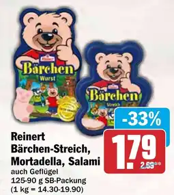 HIT Reinert Bärchen-Streich, Mortadella, Salami Angebot