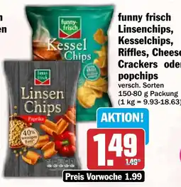 HIT funny frisch Linsen Chips Angebot