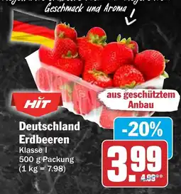 HIT HIT Deutschland Erdbeeren Angebot