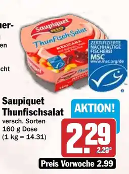 HIT Saupiquet Thunfischsalat Angebot