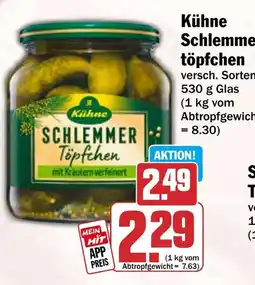 HIT Kühne Schlemmer Töpfchen Angebot