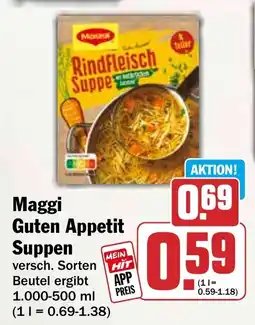 HIT Maggi Guten Appetit Suppen Angebot