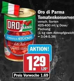 HIT Oro di Parma Tomatenkonserven Angebot