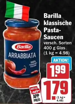 HIT Barilla klassische Pasta-Saucen Angebot