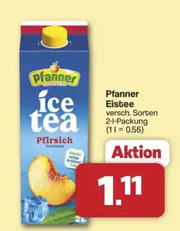 Famila Nord West Pfanner Ice tea Pfirsich Angebot