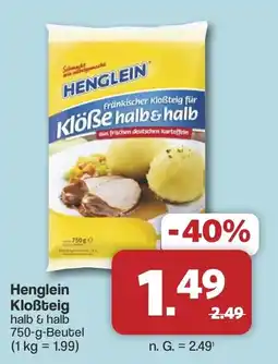 Famila Nord West Henglein Kloßteig halb & halb Angebot