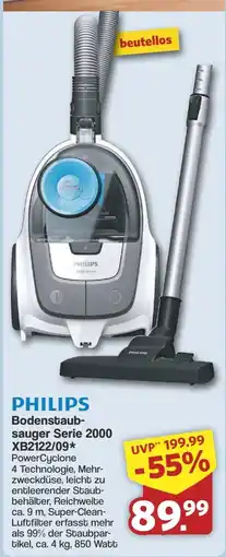 Famila Nord West PHILIPS Bodenstaubsauger Serie 2000 Angebot