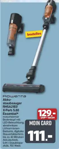 Famila Nord West Rowenta Akkustaubsauger RH5A21E0 X-Pert 5.80 Essential Angebot