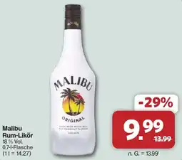 Famila Nord West Malibu Rum-Likör Angebot