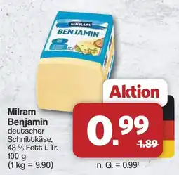 Famila Nord West Milram Benjamin deutscher Schnittkäse Angebot