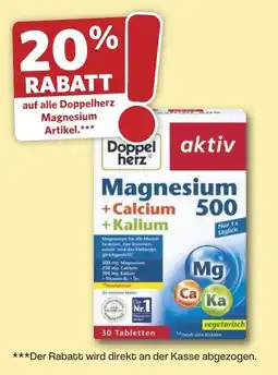 Famila Nord West Doppelherz aktiv Magnesium + Calcium + Kalium Angebot