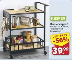 Famila Nord West KESPER Servierwagen Angebot