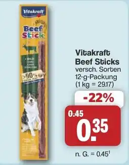 Famila Nord West Vitakraft Beef Sticks Angebot