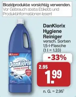 Famila Nord West DanKlorix Hygiene Reiniger Angebot