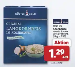 Famila Nord West Küsten Gold Original Langkornreis im Kochbeutel Angebot