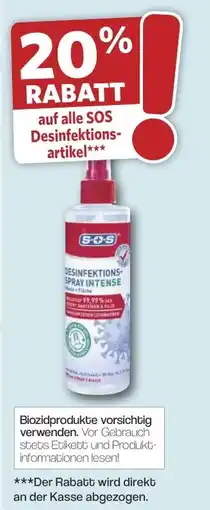 Famila Nord West SOS Desinfektions-Spray Intense Angebot