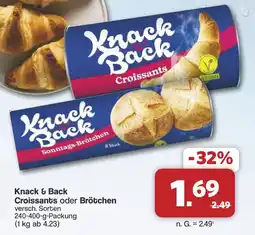 Famila Nord West Knack & Back Croissants oder Brötchen Angebot