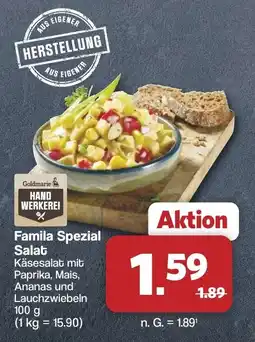 Famila Nord West Goldmarie Hand Werkerei Familia Spezial Salat Angebot
