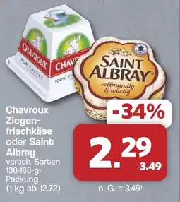 Famila Nord West Chavroux Ziegenfrischkäse oder Saint Albray Angebot