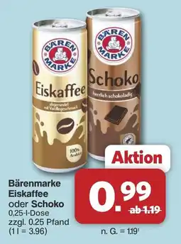 Famila Nord West Bärenmarke Eiskaffee oder Schoko Angebot