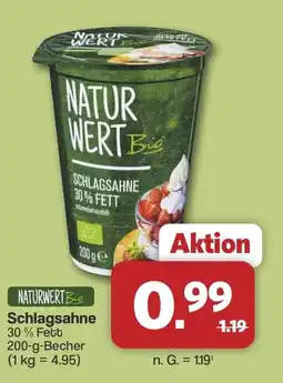 Famila Nord West Naturwert Bio Schlagsahne Angebot