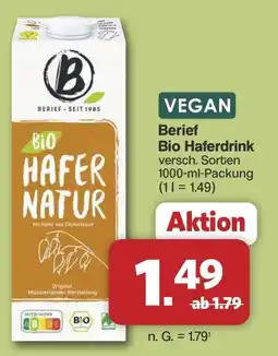 Famila Nord West Berief Bio Haferdrink Angebot