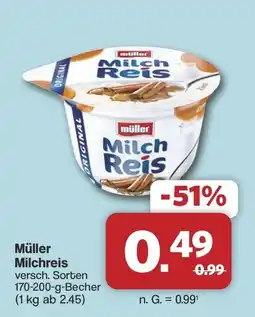 Famila Nord West Müller Milchreis Angebot