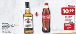 Famila Nord West Jim Beam Kentucky Straight Bourbon Whiskey oder Likör Angebot