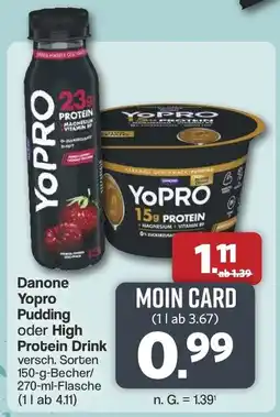 Famila Nord West Danone Yopro Pudding oder High Protein Drink Angebot