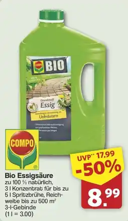 Famila Nord West COMPO Bio Essigsäure Angebot