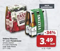 Famila Nord West Veltlins Pilsener, V+ oder Fassbrause Angebot