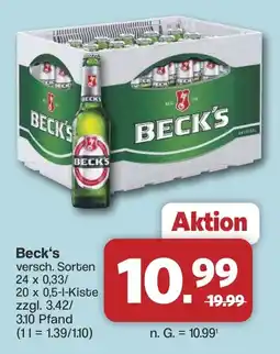 Famila Nord West Beck's Angebot