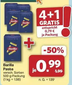 Famila Nord West Barilla Pasta Angebot