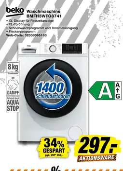 expert Techno Land beko Waschmaschine BMFH3WFO8741 Angebot