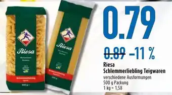 diska Riesa Schlemmerliebling Teigwaren 500g Angebot