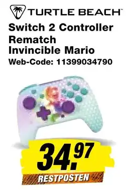 expert Techno Land TURTLE BEACH Switch 2 Controller Rematch Invincible Mario Angebot