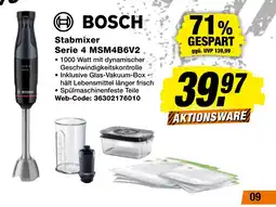 expert Techno Land BOSCH Stabmixer Serie 4 MSM4B6V2 Angebot