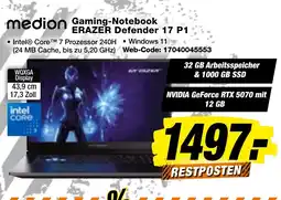 expert Techno Land medion ERAZER Defender 17 P1 Angebot