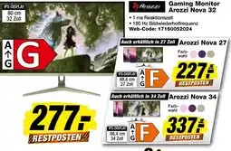 expert Techno Land Gaming Monitor Arozzi Nova 32 Angebot